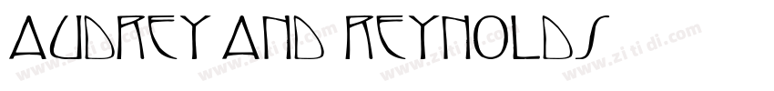 audrey and reynolds字体转换